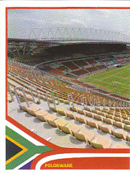 Polokwane - Peter Mokaba Stadium samolepka Panini World Cup 2010 #20